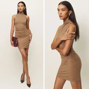 NWT Reformation Jana Knit Dress XS Nutty